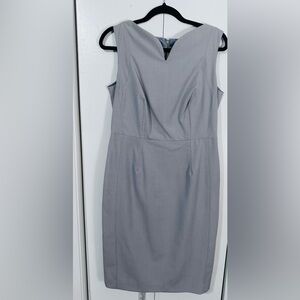 Jones New York Classic Gray Midi Dress